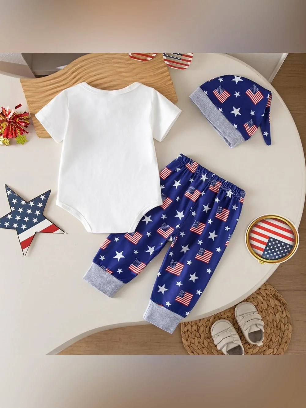 🏷️ Baby Outfit Set - Stars & Flags: 12-18 months (see listing Text for deal)